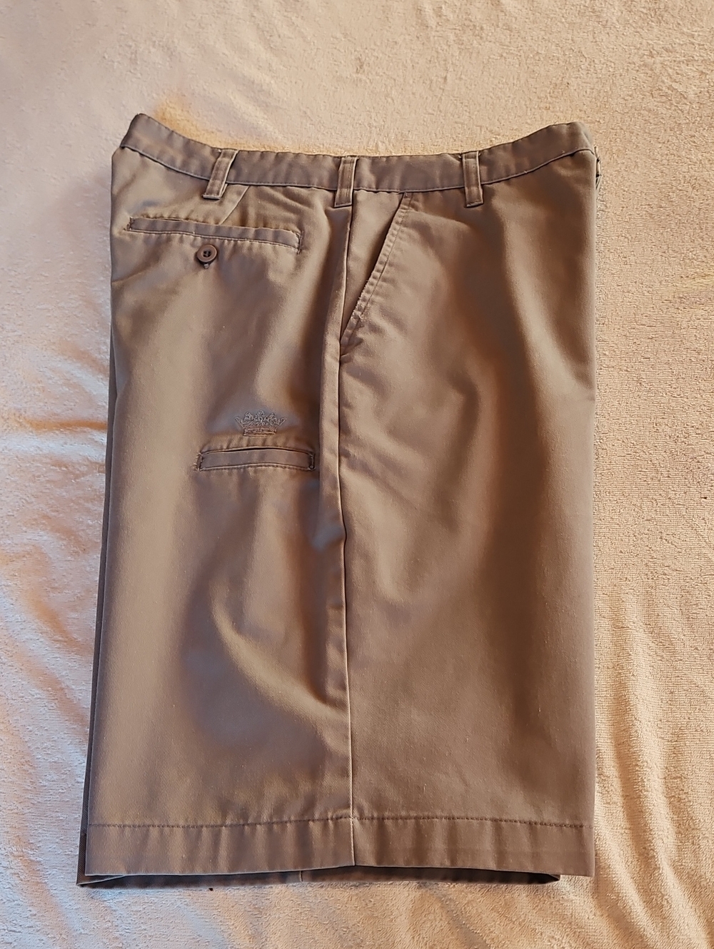 BLUE CROWN Classic Chino Khaki Shorts - 30